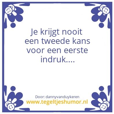 Tegeltje: Tegel