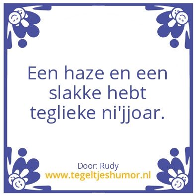 Tegeltje: Kalm an