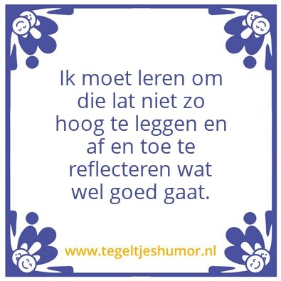 Tegeltje: Test