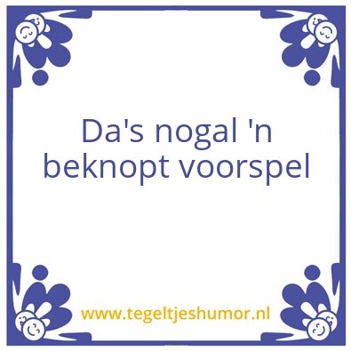 Tegeltje: Spel