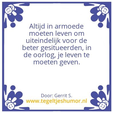 Tegeltje: Ik ben Gerrit.