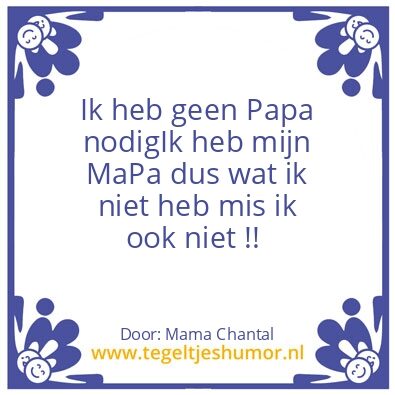 Tegeltje: MaPa