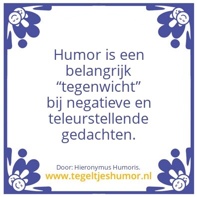 Tegeltje: Humor