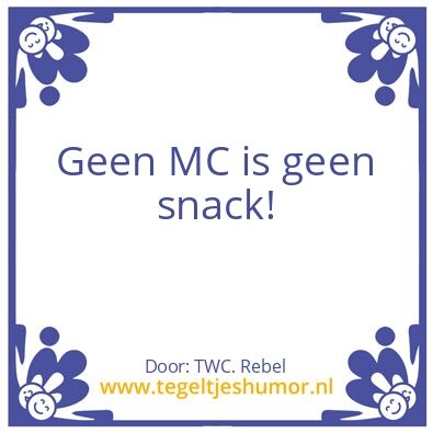 Tegeltje: McDonalds