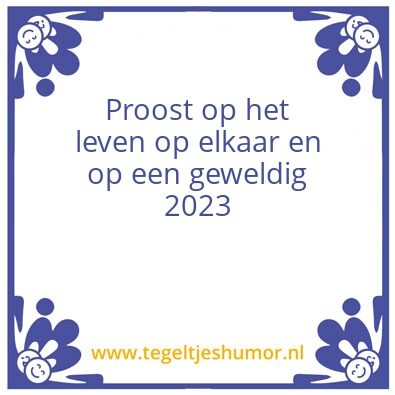 Tegeltje: 2023