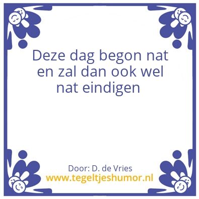 Tegeltje: 15 september 2017