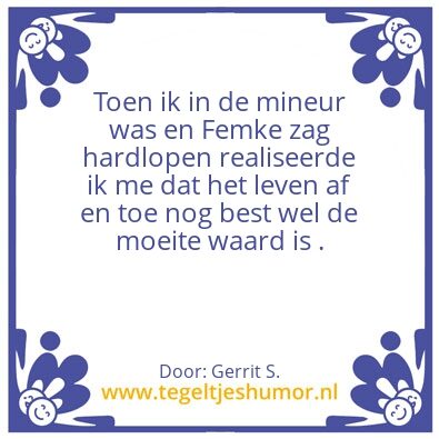 Tegeltje: Ik ben Gerrit.