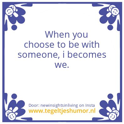 Tegeltje: In our Name