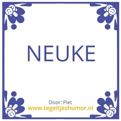 Tegeltje: Hoi