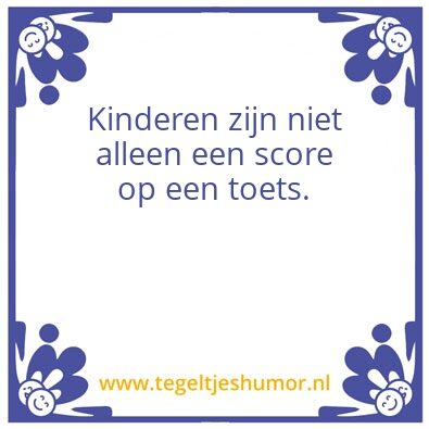 Tegeltje: Advies VO is een startpunt en