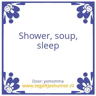 Tegeltje: sss