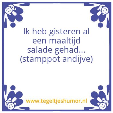 Tegeltje: Andijvie