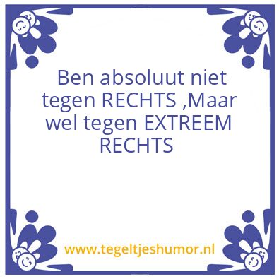 Tegeltje: Rechts b