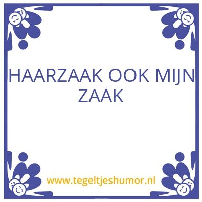 Tegeltje: Humor