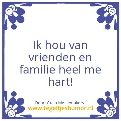 Tegeltje: Vriendschap