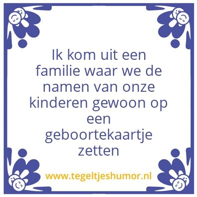 Tegeltje: Tatoeages ? Nee dankje