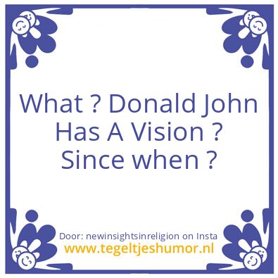 Tegeltje: Since when ?