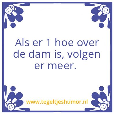 Tegeltje: Hoe