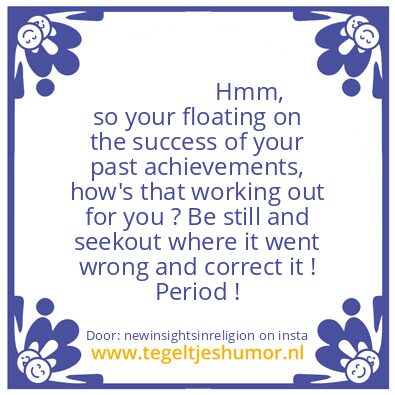 Tegeltje: Correct it !
