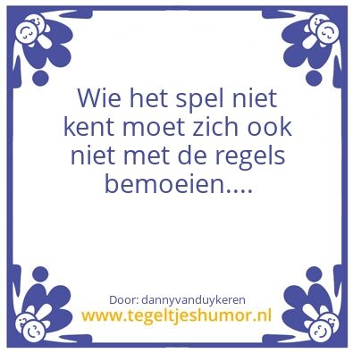 Tegeltje: Tegel