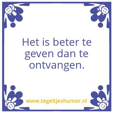 Tegeltje: .
