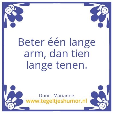 Tegeltje: Wijsheid van Marianne