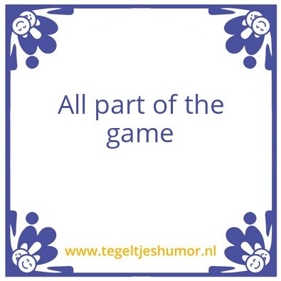 Tegeltje: Game