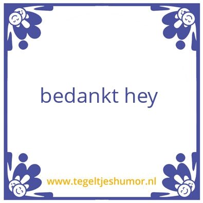 Tegeltje: 1