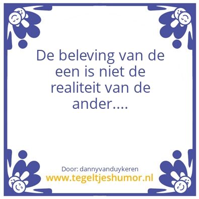 Tegeltje: Tegel