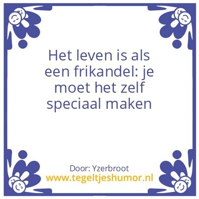 Tegeltje: Frikandel