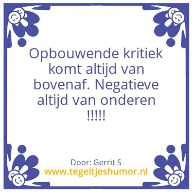 Tegeltje: Ik ben Gerrit