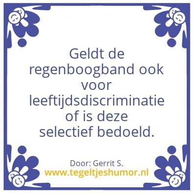 Tegeltje: Ik ben Gerrit.