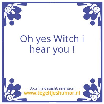 Tegeltje: hear