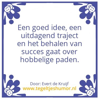 Tegeltje: Het Doel