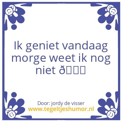 Tegeltje: jordy