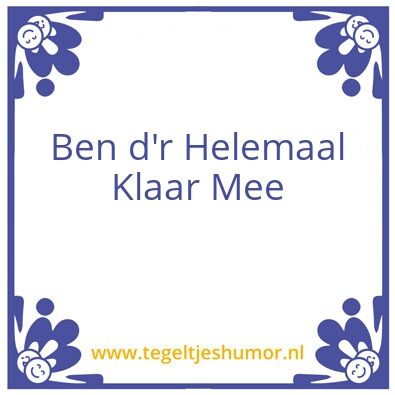 Tegeltje: Corona