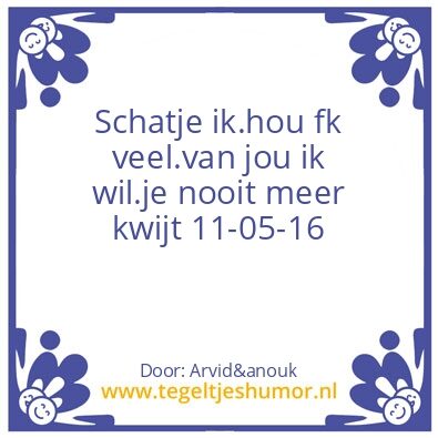 Tegeltje: Anouk