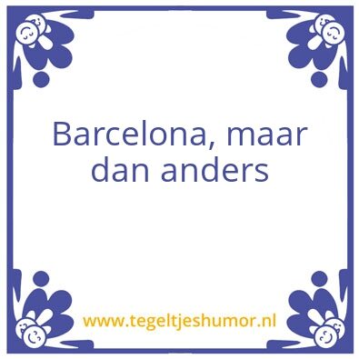 Tegeltje: Valencia