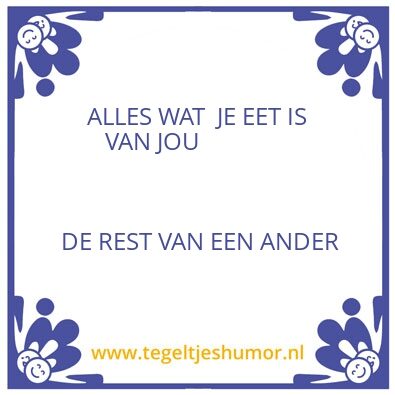 Tegeltje: /
