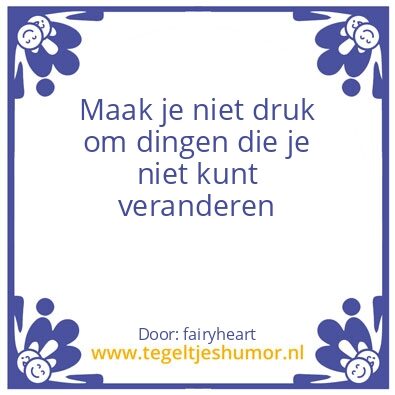 Tegeltje: Druk