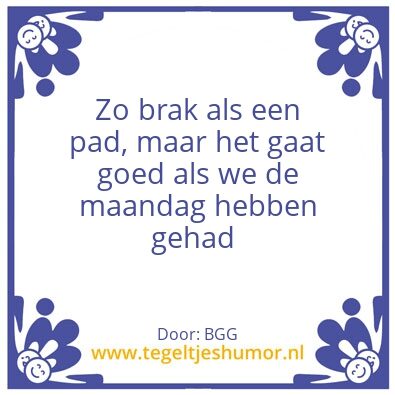 Tegeltje: BGG