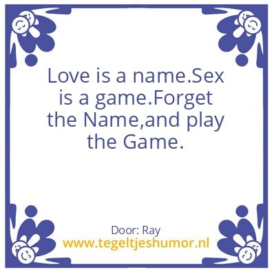 Tegeltje: LoveGame