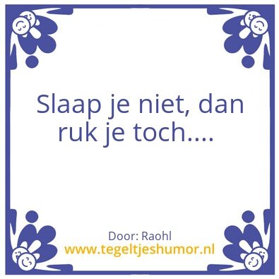 Tegeltje: Pake