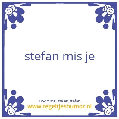 Tegeltje: bah