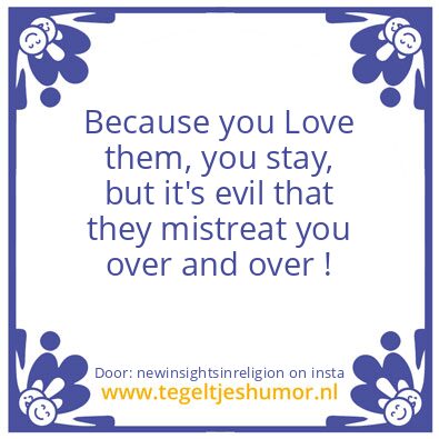 Tegeltje: If you deal with a narcissist