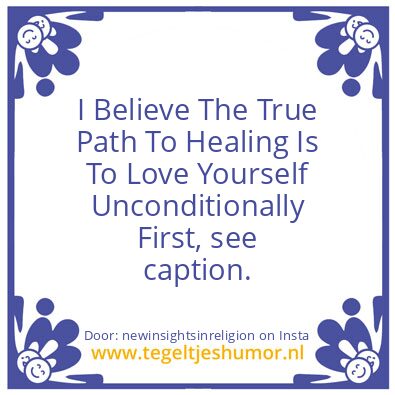 Tegeltje: I Believe.