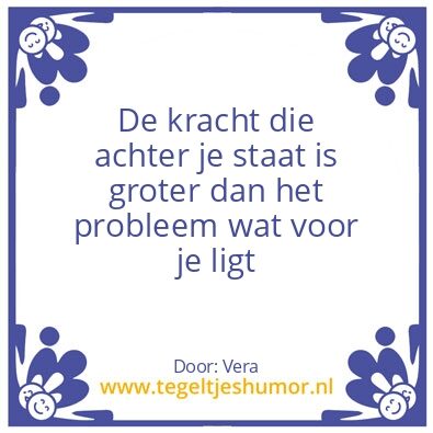 Tegeltje: Hoop