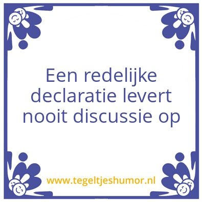 Tegeltje: BGK