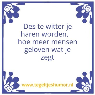 Tegeltje: ouder worden