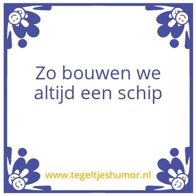 Tegeltje: Alewijnse